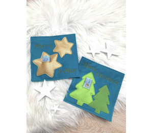 ADVENTSKALENDER 17. Dezember - Stickserie ITH Geschenkekarte Schlitz Baukasten